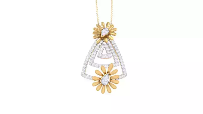 Women Pendant 3dm STL OBJ FBX Renders Details