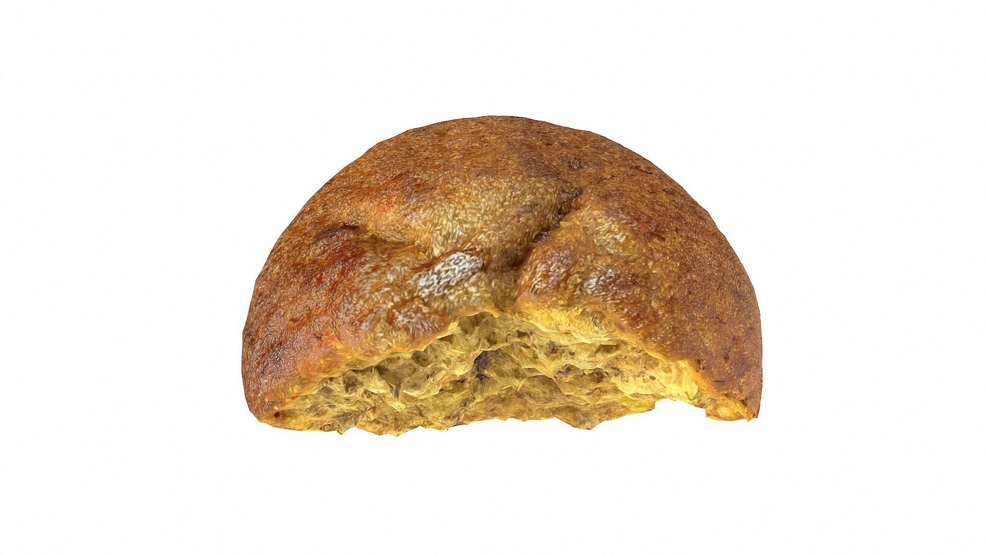 Banana cakes style3 Low-poly 3D model_9