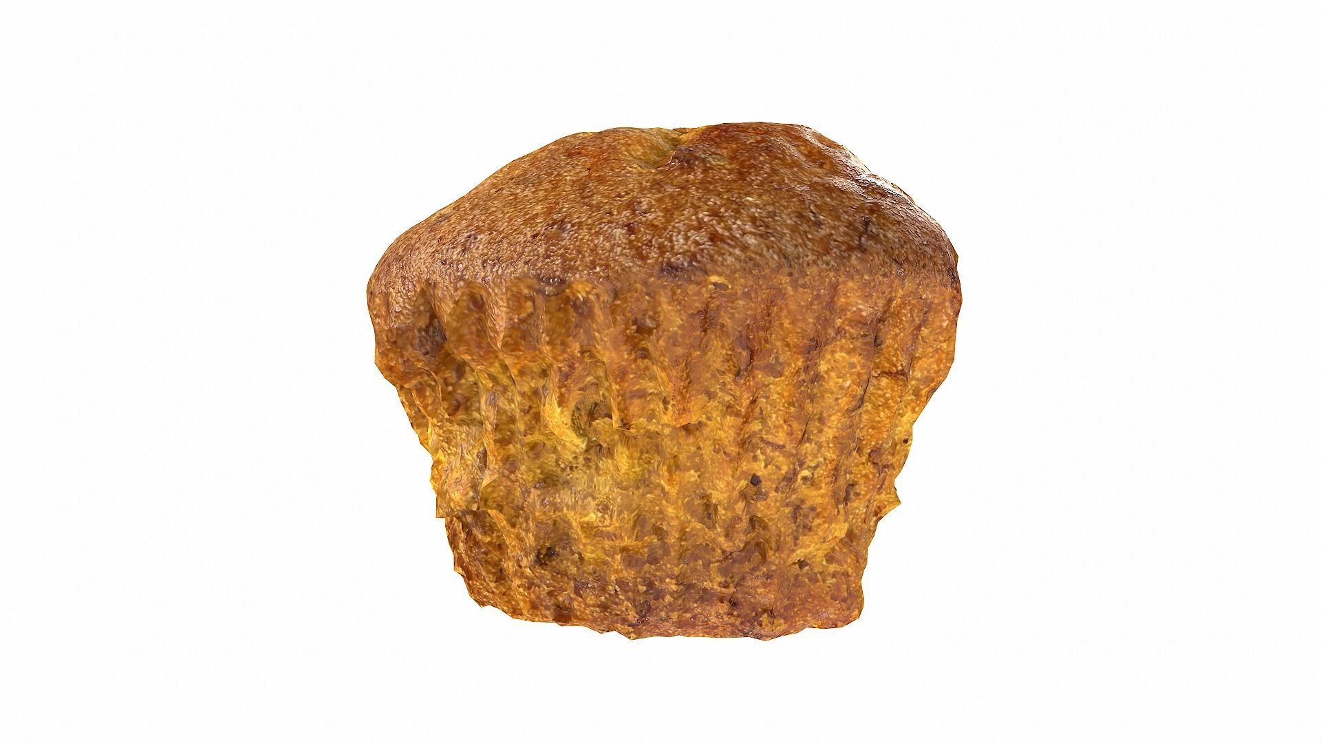 Banana cakes style3 Low-poly 3D model_7