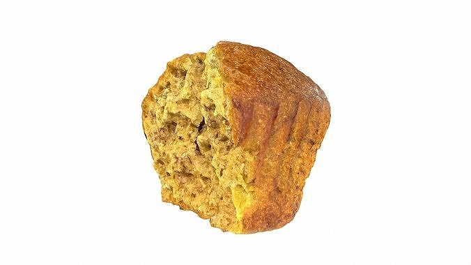 Banana cakes style3 Low-poly 3D model 3
