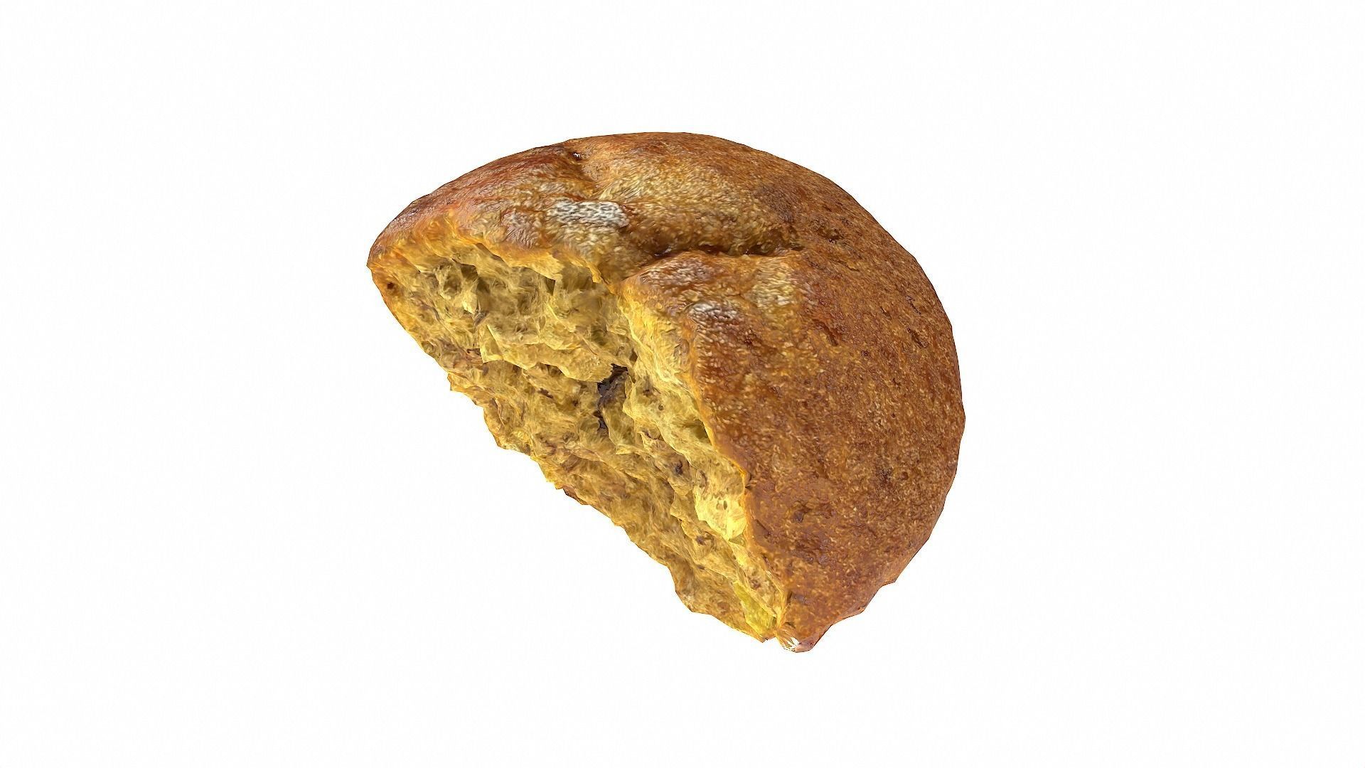 Banana cakes style3 Low-poly 3D model_11