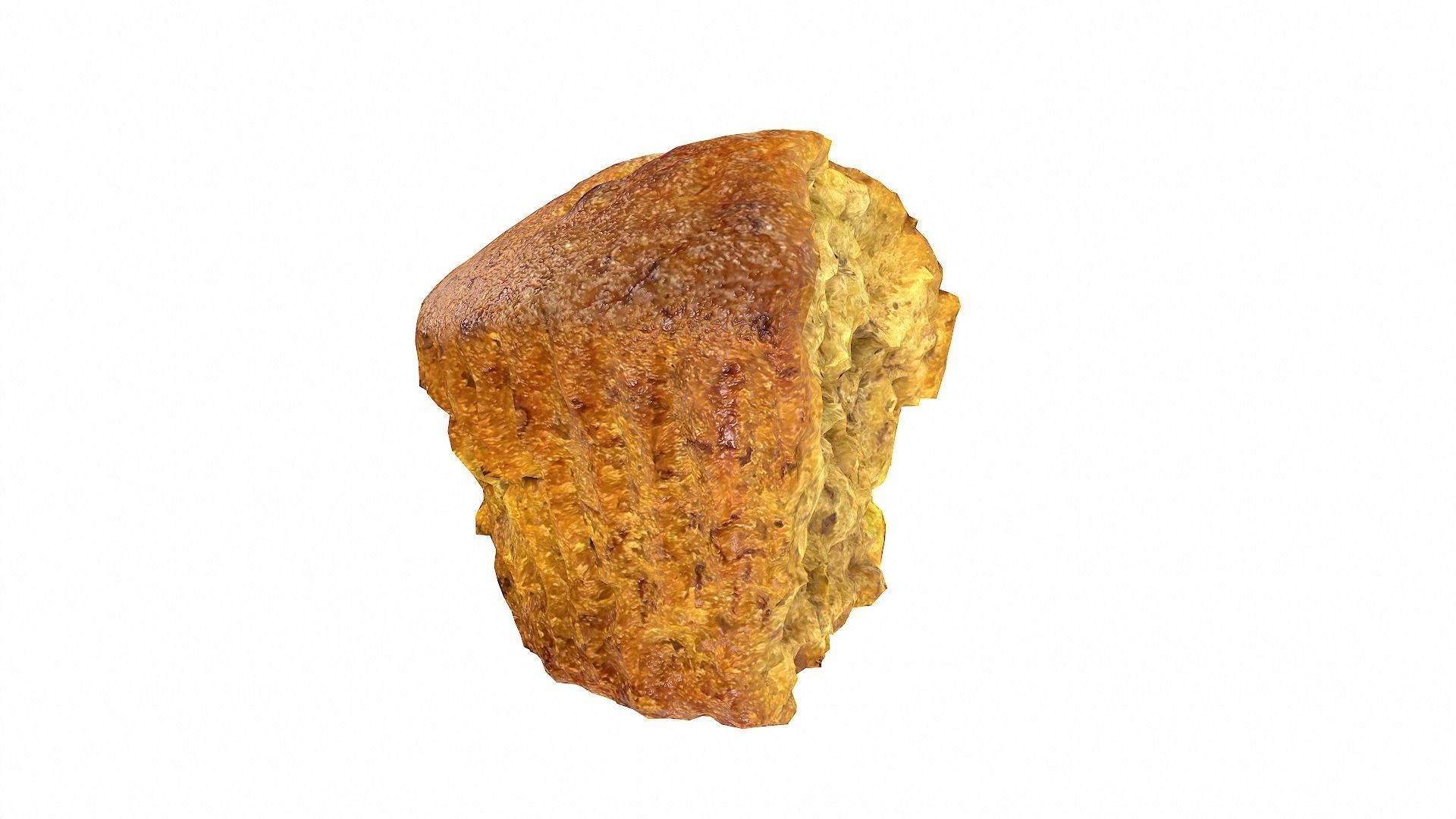 Banana cakes style3 Low-poly 3D model_8