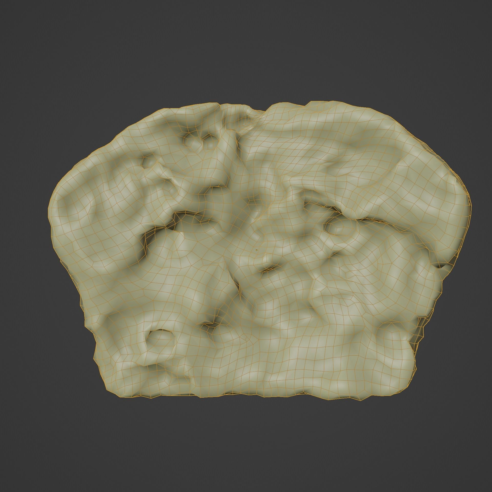 Banana cakes style3 Low-poly 3D model_14