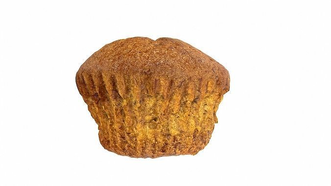 Banana cakes style3 Low-poly 3D model 5
