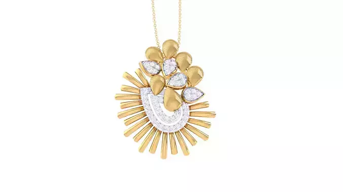 Women Pendant 3dm STL OBJ FBX Renders Details