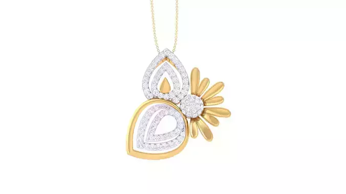 Women Pendant 3dm STL OBJ FBX Renders Details