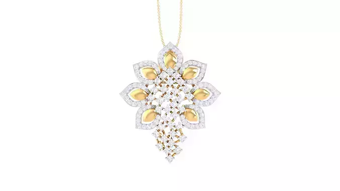 Women Pendant 3dm STL OBJ FBX Renders Details