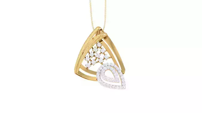 Women Pendant 3dm STL OBJ FBX Renders Details