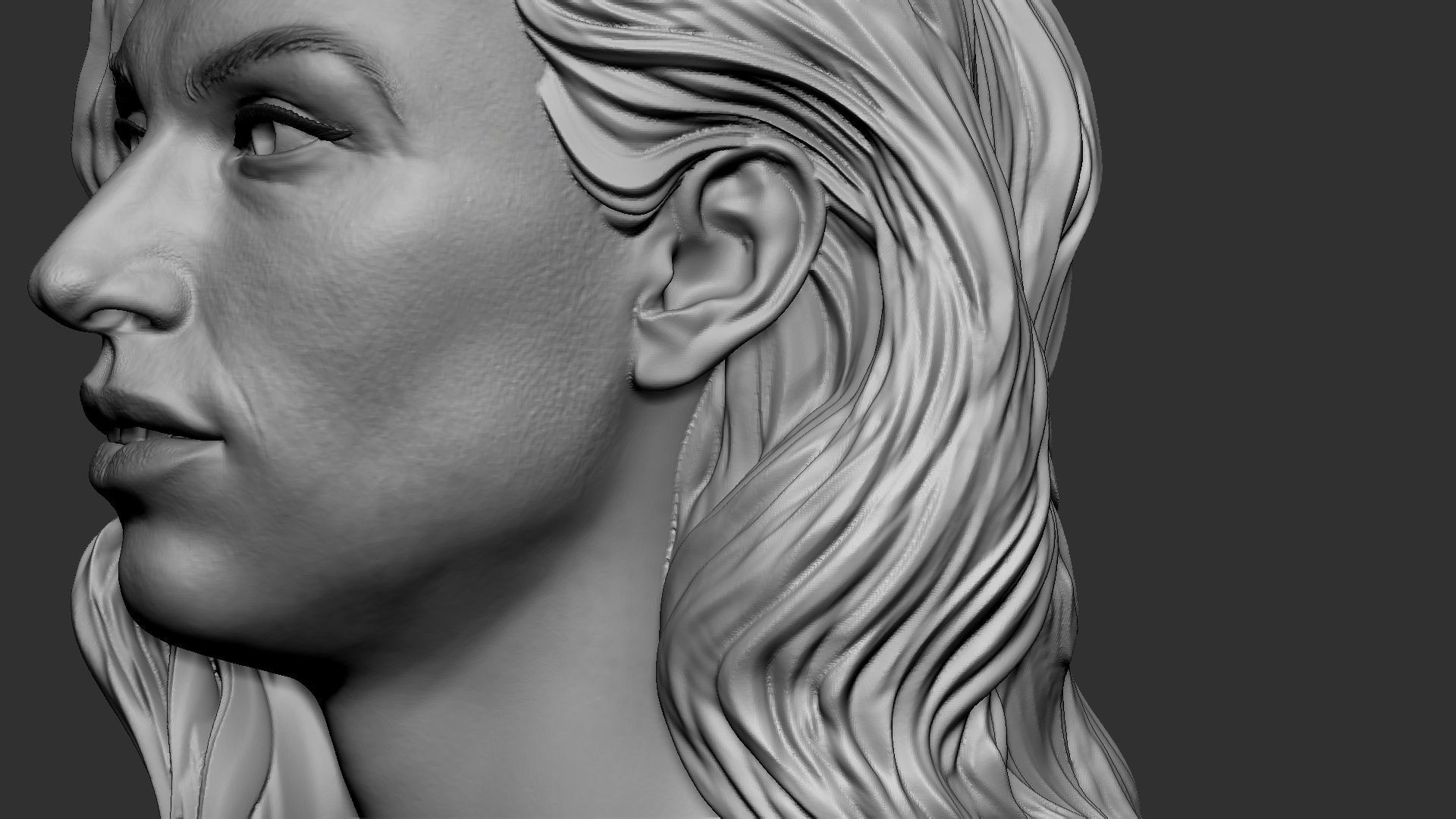 Lady Gaga 3D print model_29