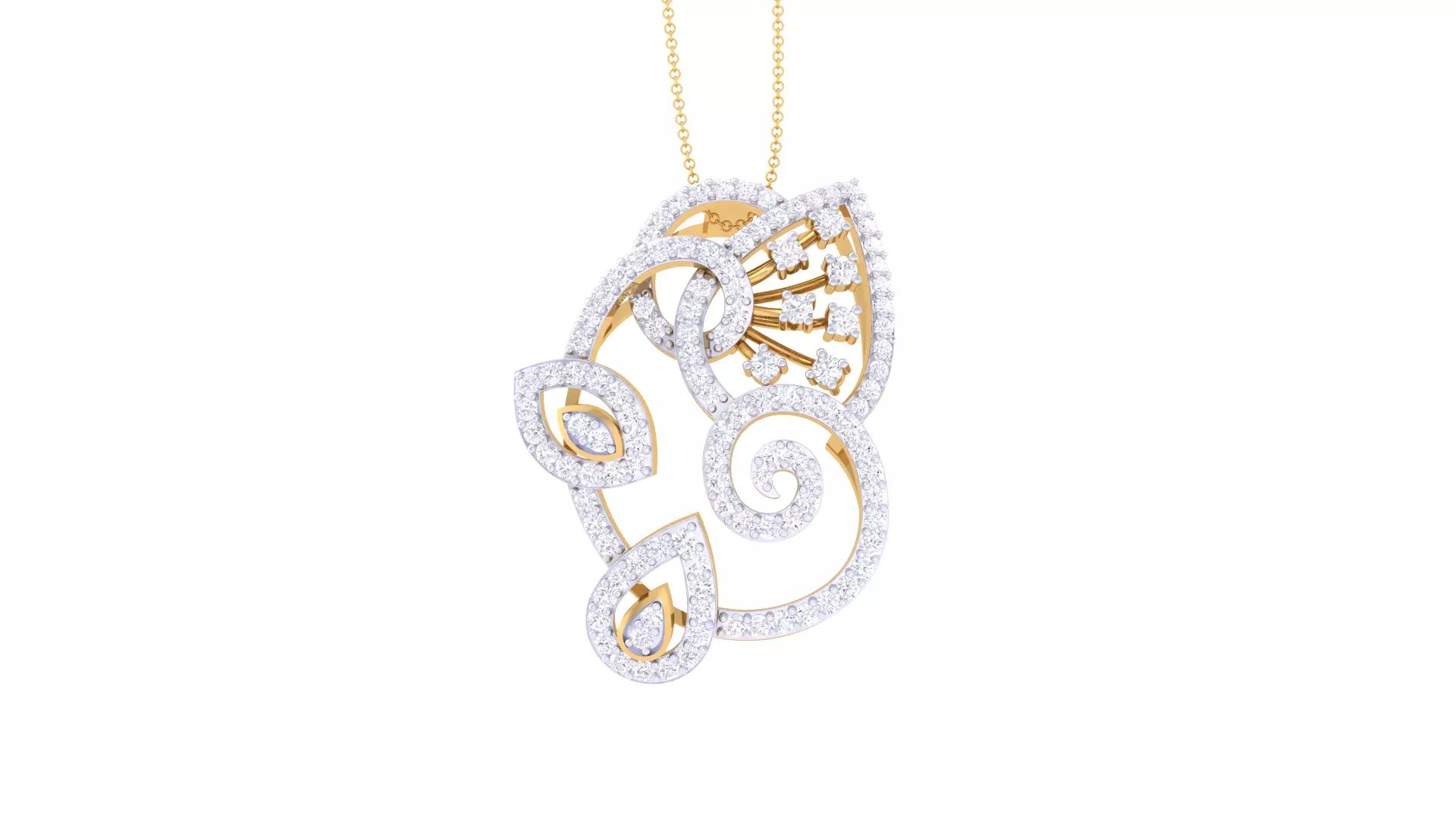 Women Pendant 3dm STL OBJ FBX Renders Details 3D print model_0