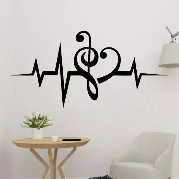 Love Music Icons Wall Decoration 3D print model