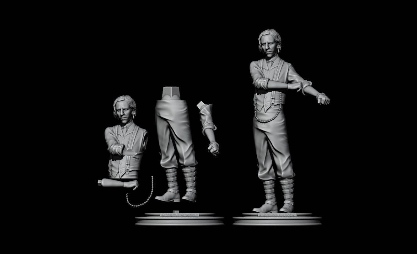 marilyn manson 3D printing 3D print model_17