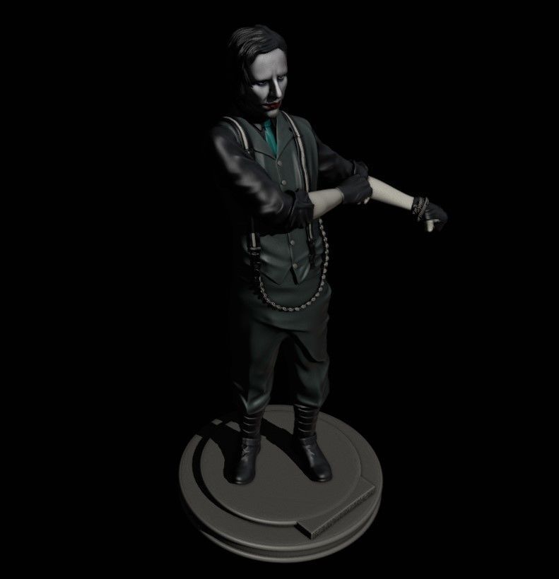 marilyn manson 3D printing 3D print model_9