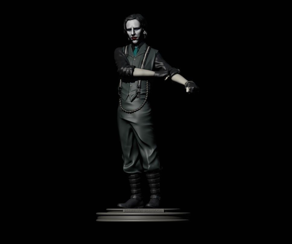 marilyn manson 3D printing 3D print model_8