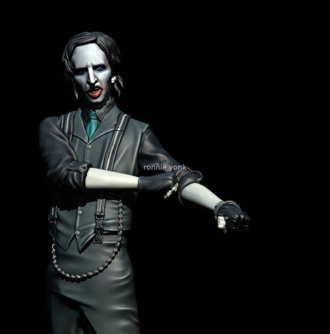 marilyn manson 3D printing 3D print model_5