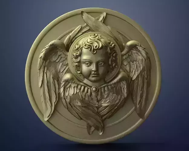 3D model STL Panel angel