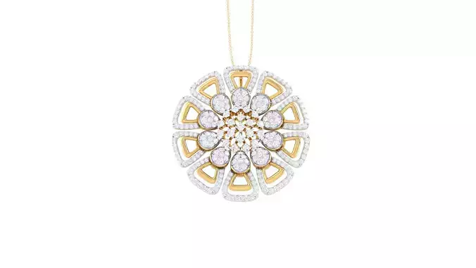 Women Pendant 3dm STL OBJ FBX Renders Details