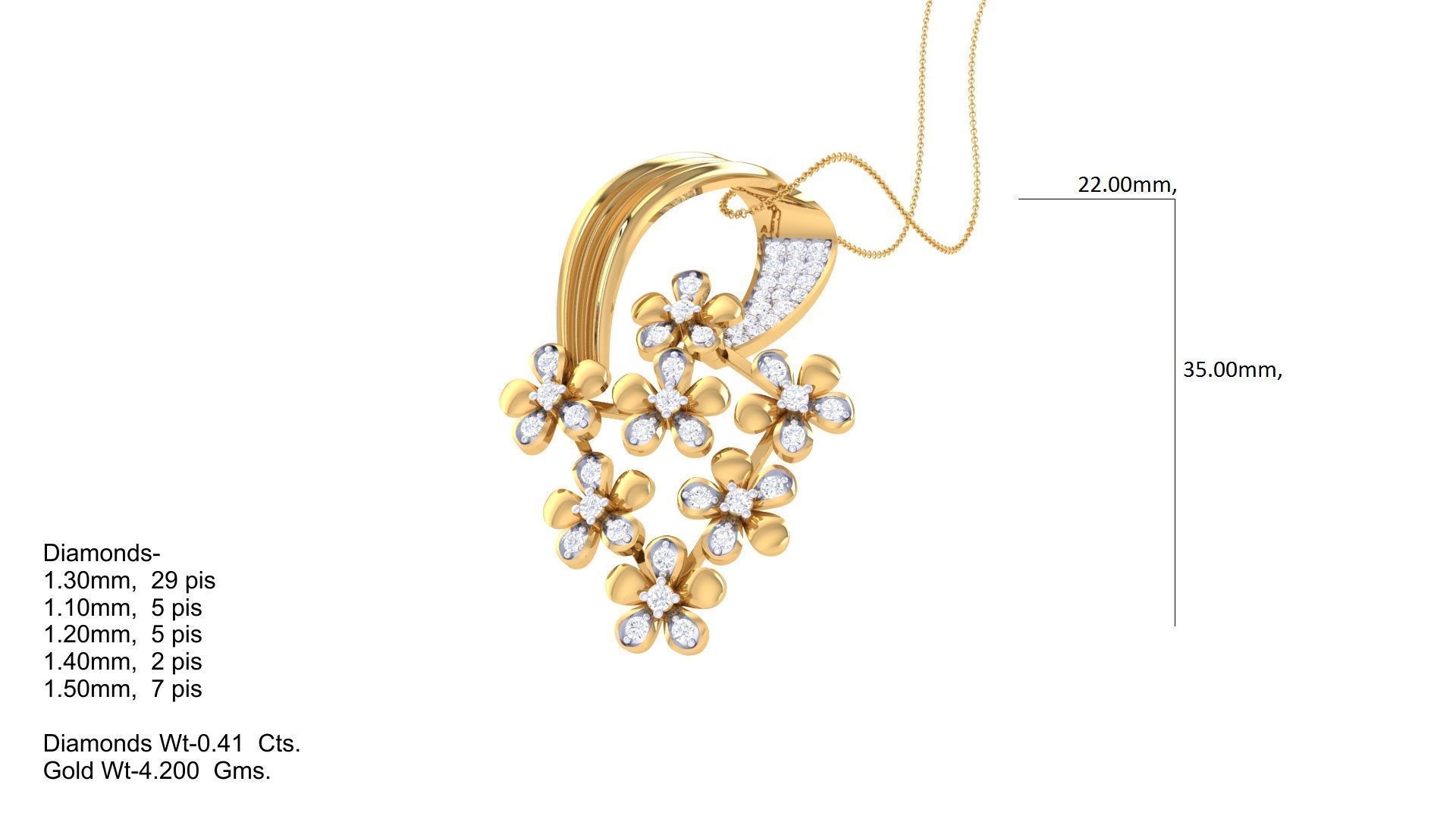 Women Pendant 3dm STL OBJ FBX Renders Details 3D print model_2