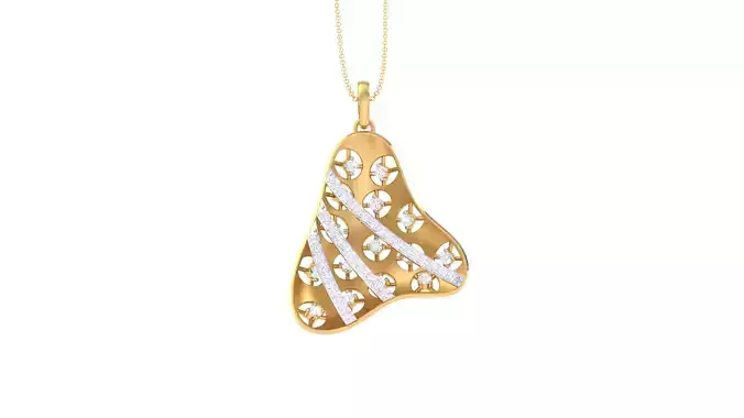 Women Pendant 3dm STL OBJ FBX Renders Details