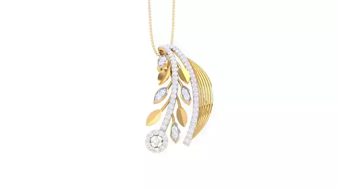 Women Pendant 3dm STL OBJ FBX Renders Details