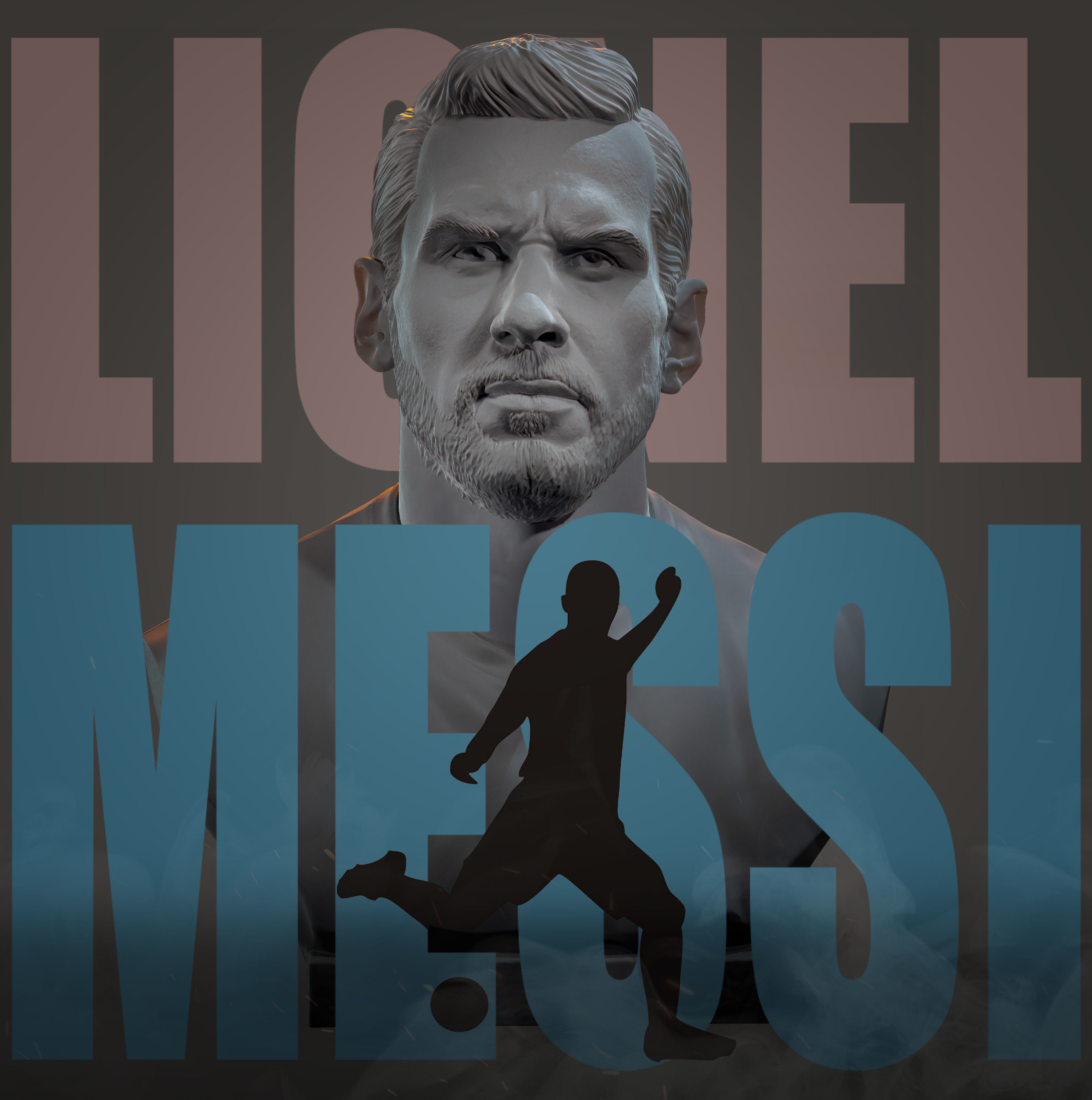 Lionel Messi 3D print model_20