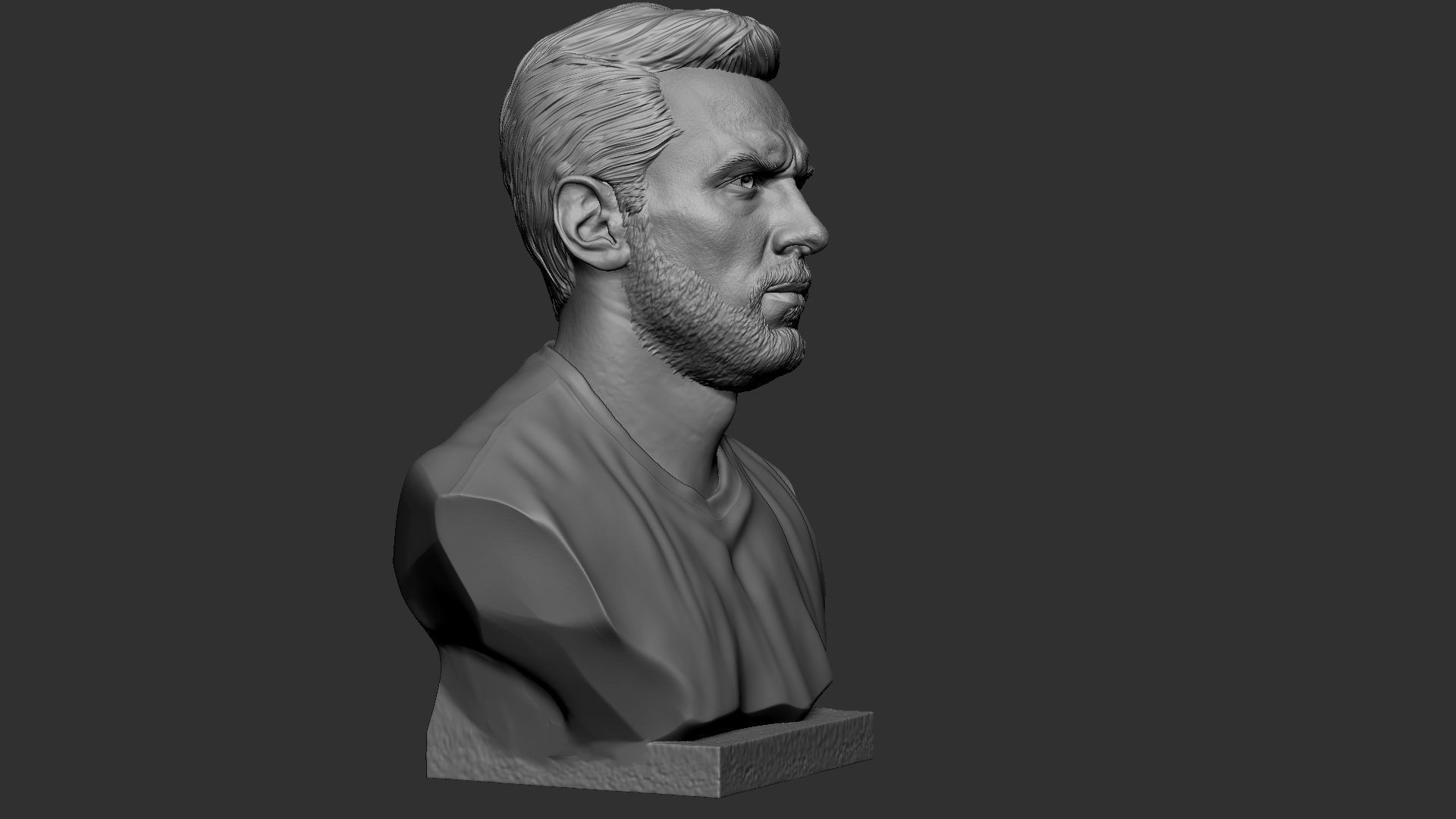 Lionel Messi 3D print model_16