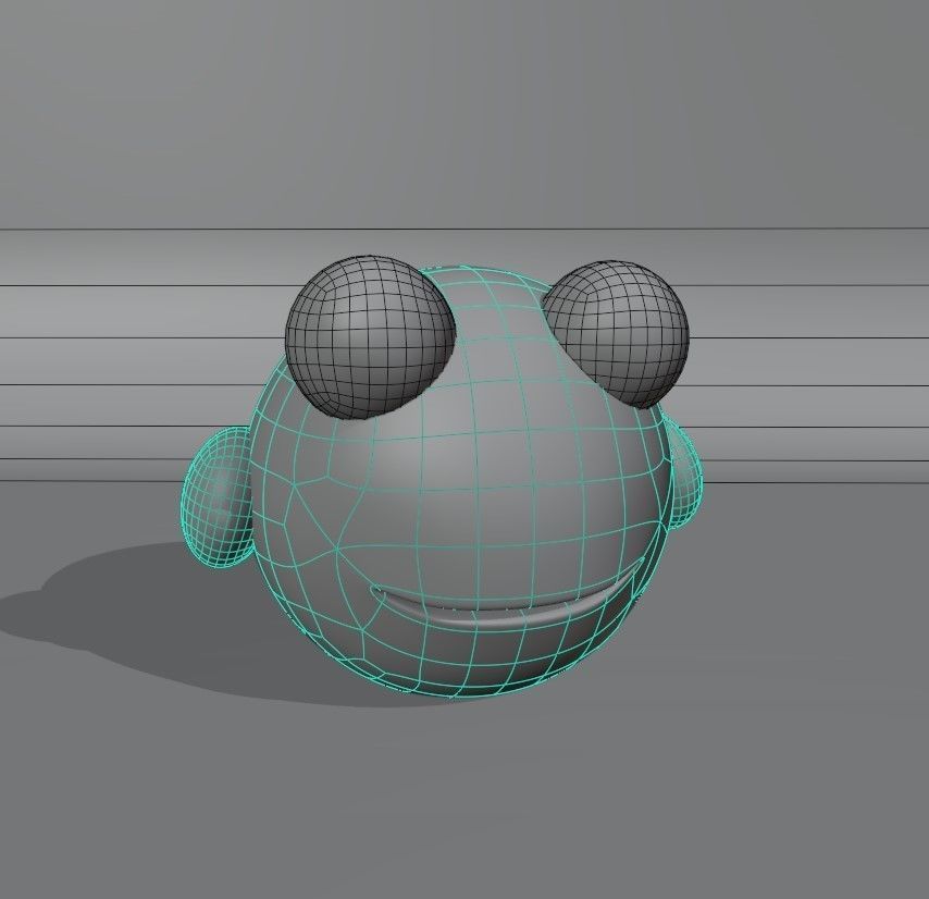 Purple plushie Free 3D model_5