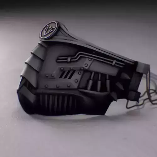 metal mask 2 3D print model