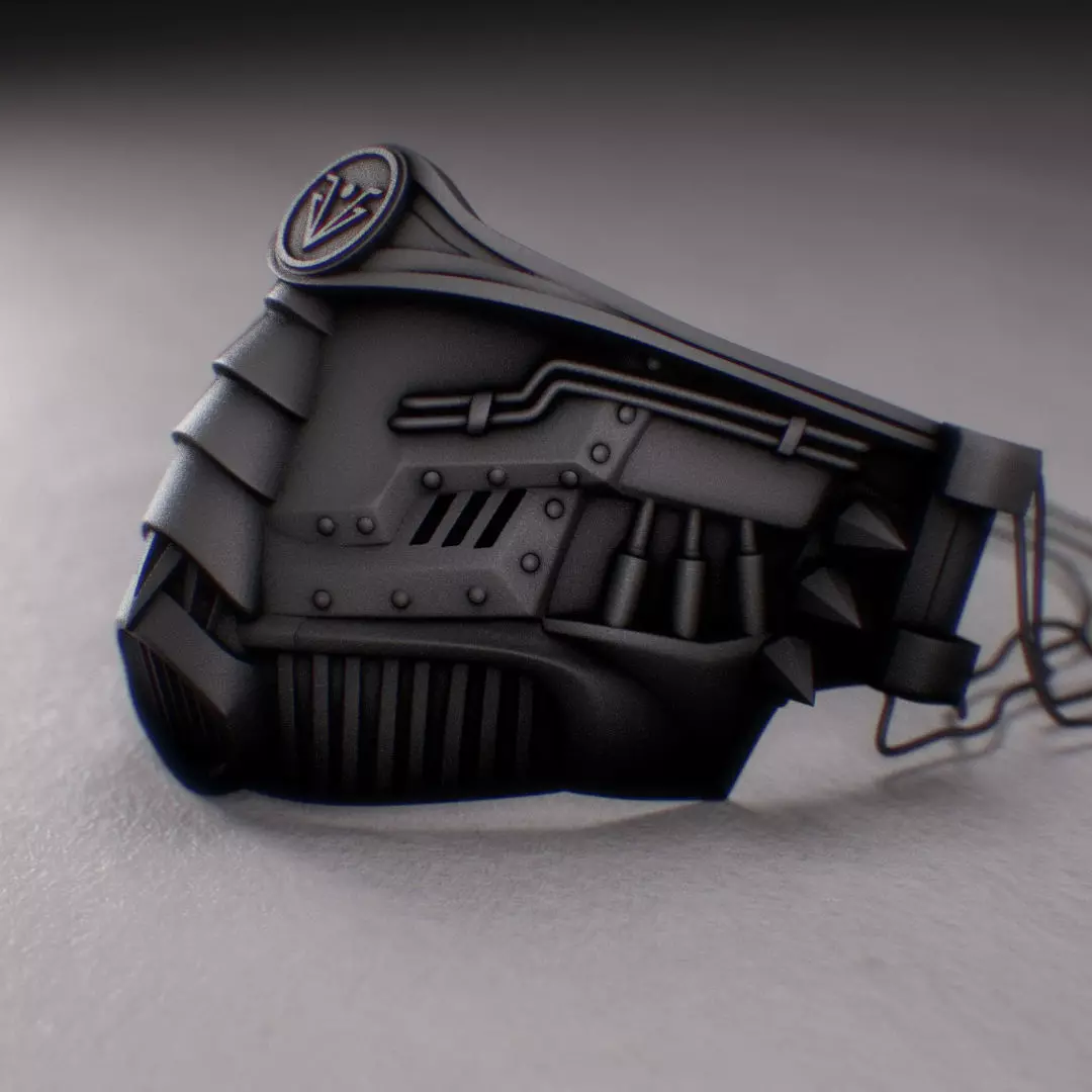 metal mask 2 3D print model_0
