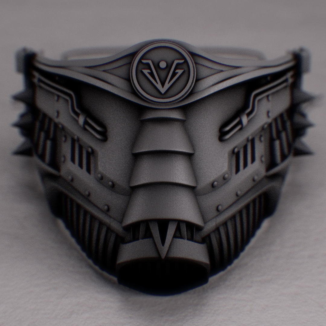 metal mask 2 3D print model_14