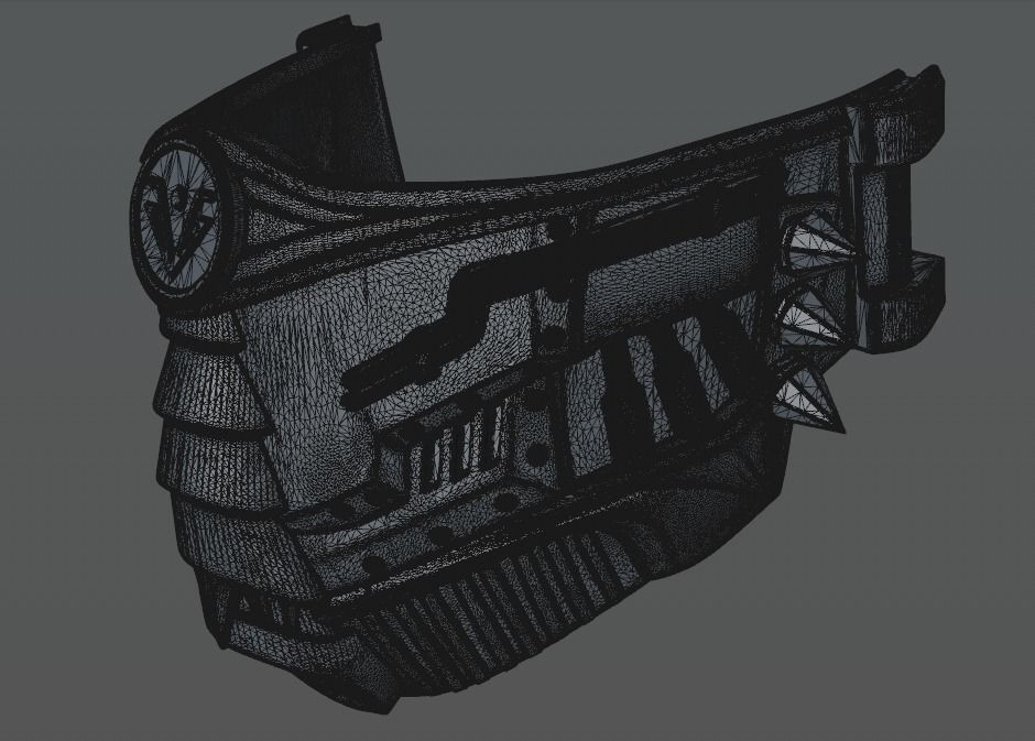 metal mask 2 3D print model_15