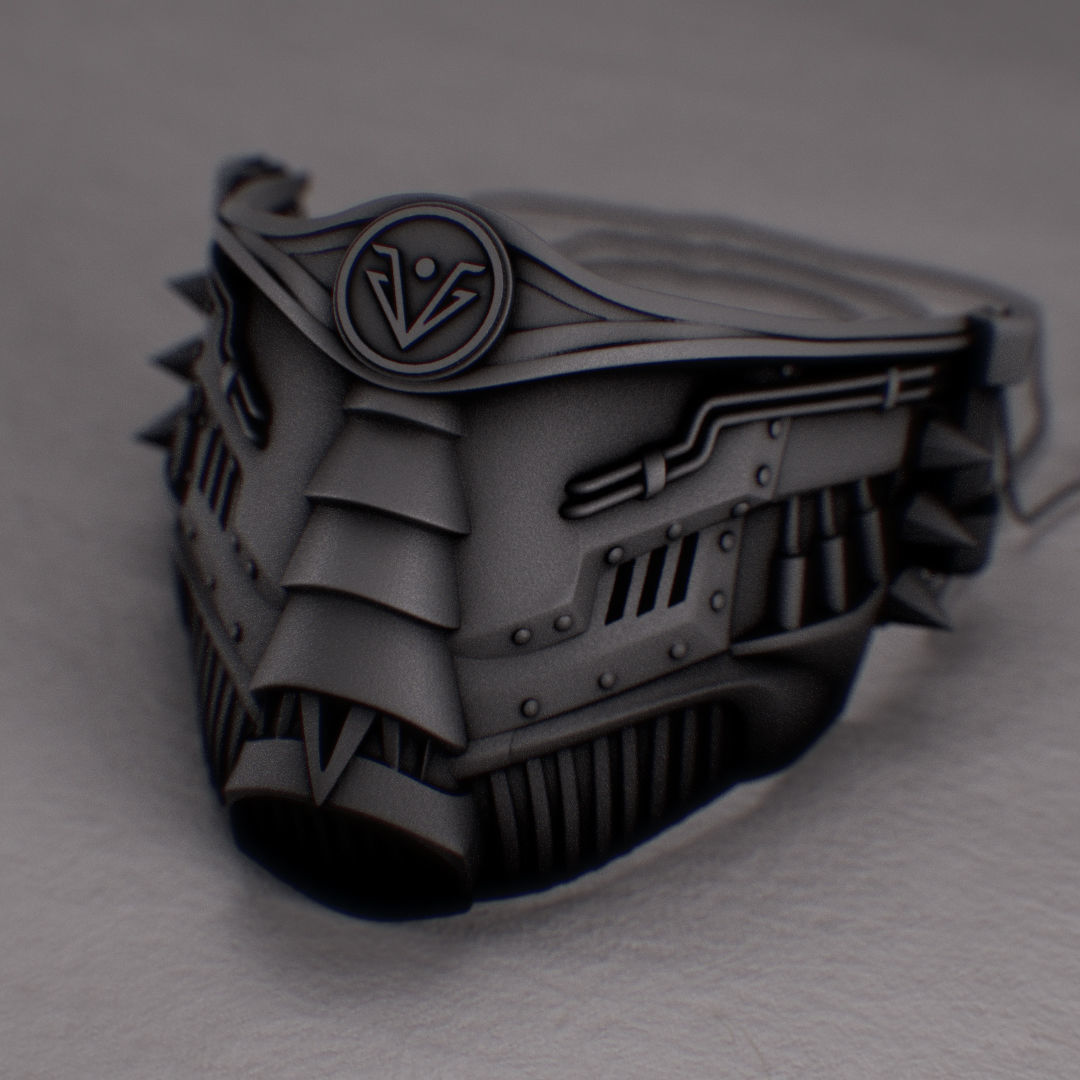 metal mask 2 3D print model_13