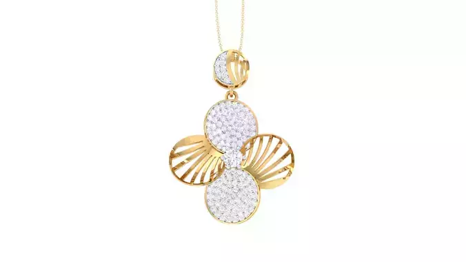 Women Pendant 3dm STL OBJ FBX Renders Details