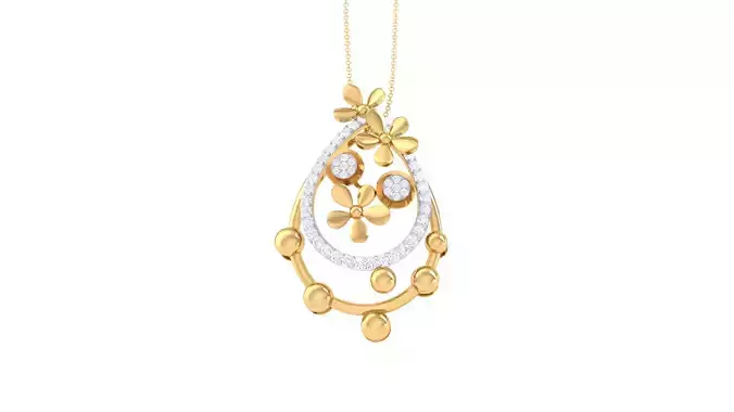 Women Pendant 3dm STL OBJ FBX Renders Details