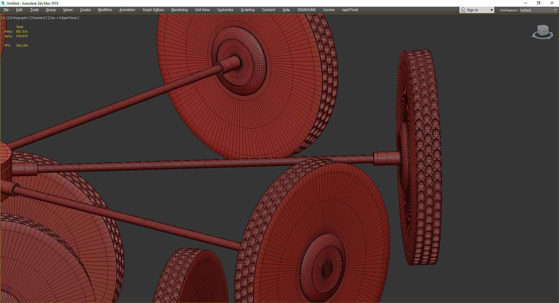 DAMIANA CH Low-poly 3D model_5