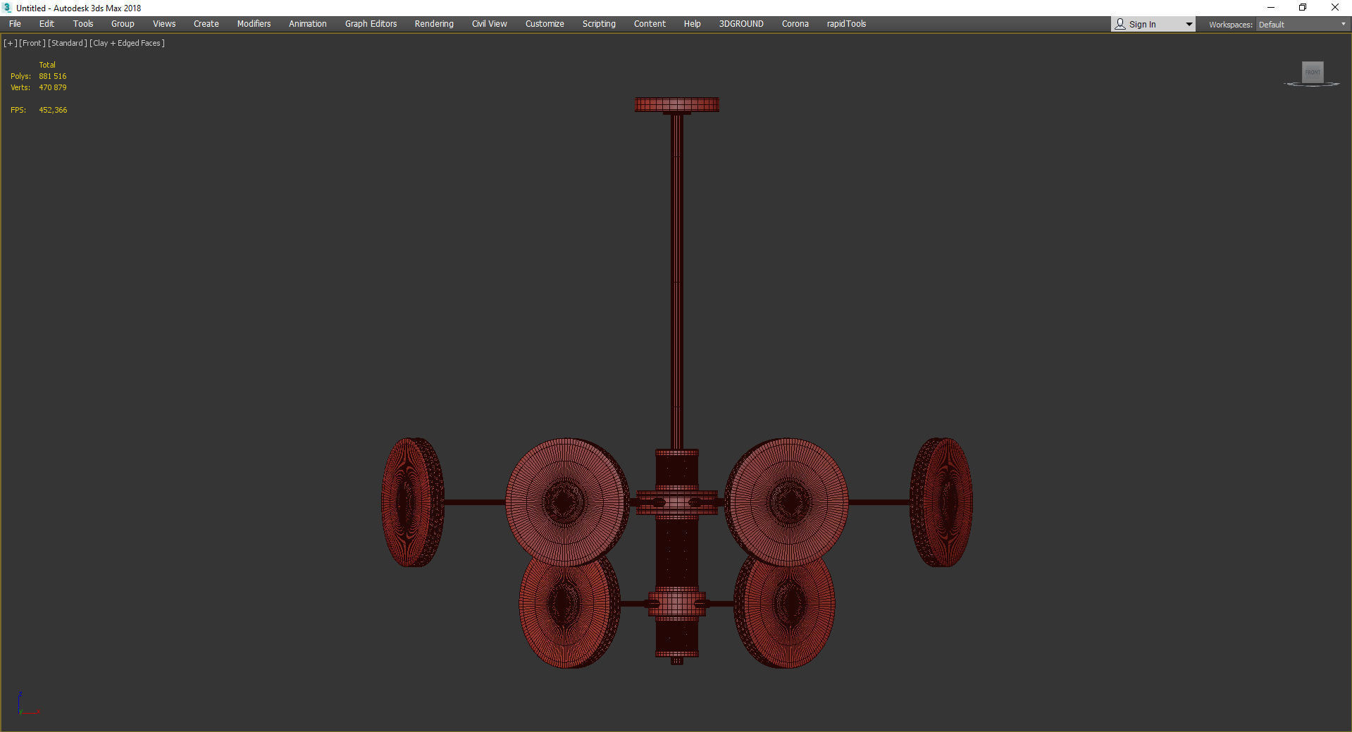 DAMIANA CH Low-poly 3D model_3