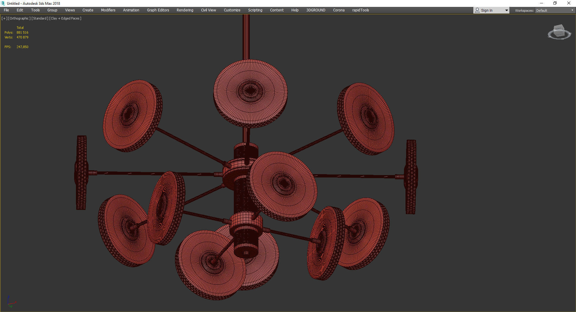DAMIANA CH Low-poly 3D model_4