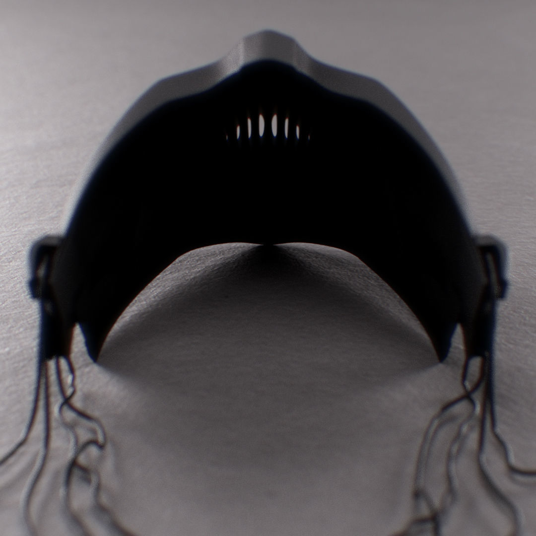 metal mask 4 3D print model_6