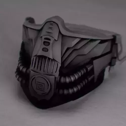 metal mask 4 3D print model