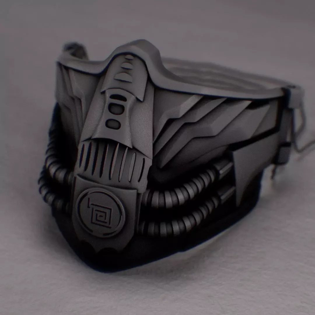 metal mask 4 3D print model_0