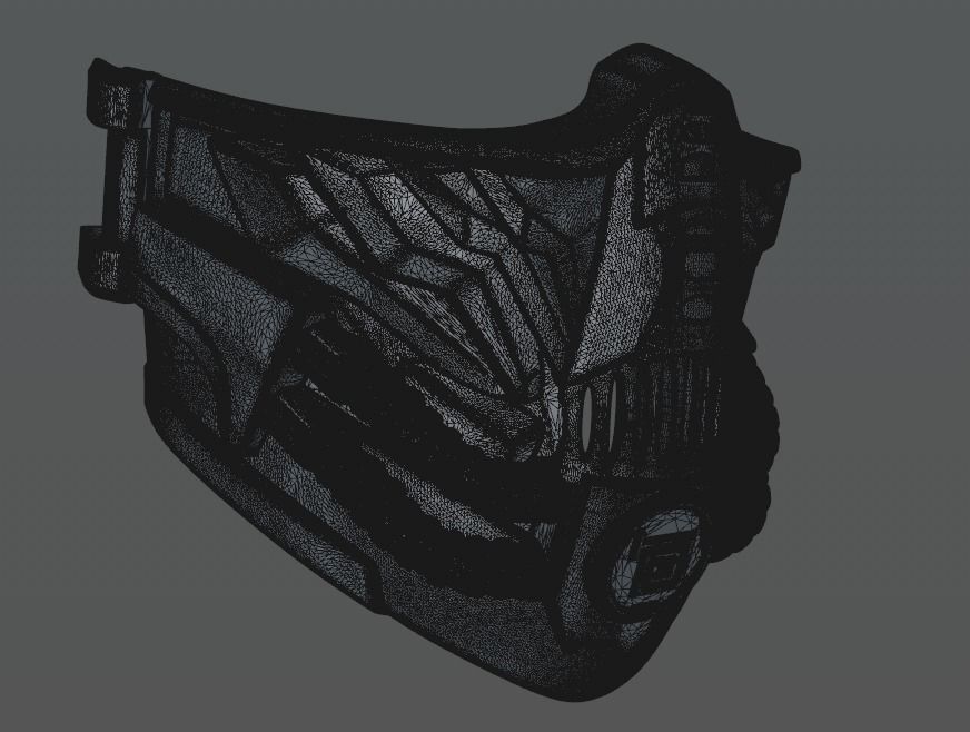 metal mask 4 3D print model_16