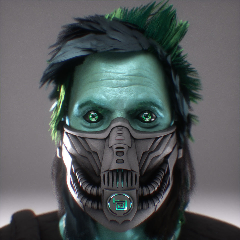 metal mask 4 3D print model_2