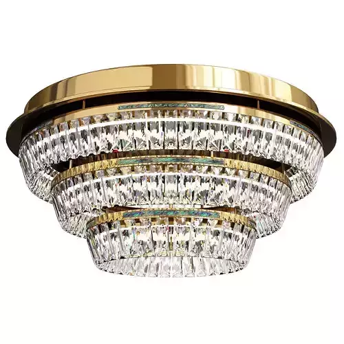 GERTRUDA B gold and crystal ceiling light