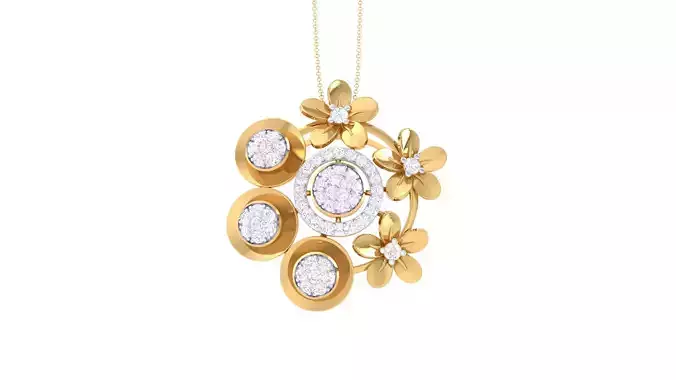 Women Pendant 3dm STL OBJ FBX Renders Details