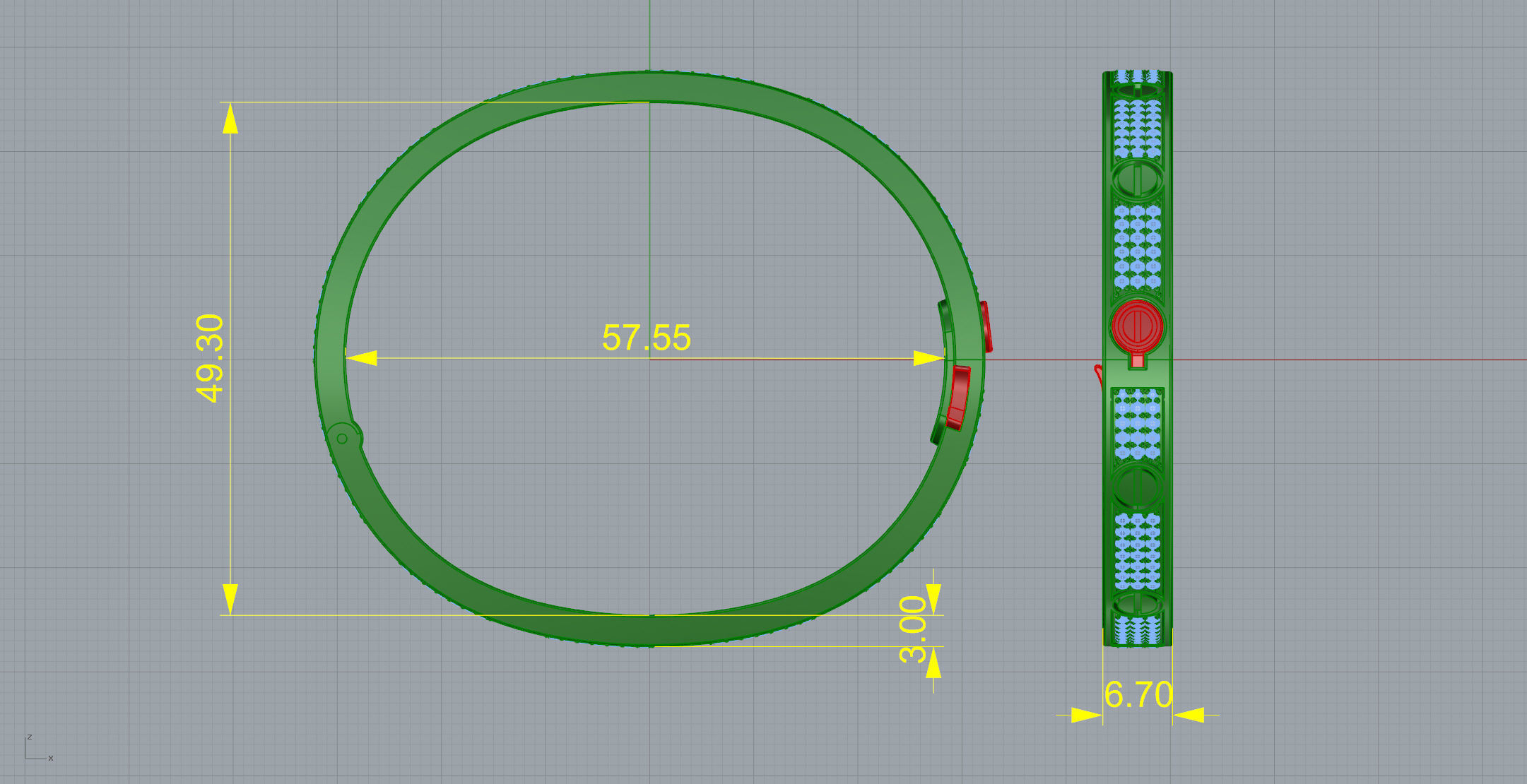 Gold N978 3D print model_14