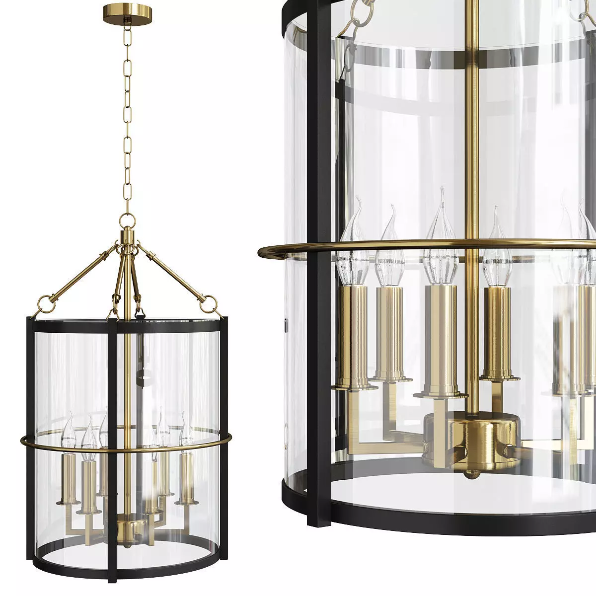 Arte Lamp MEGREZ Low-poly 3D model_0