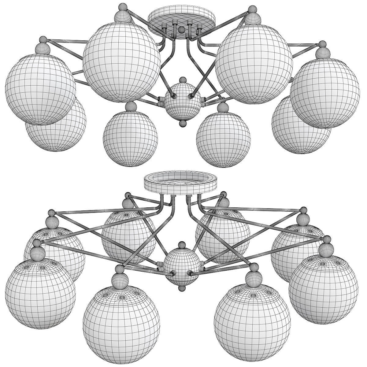 Arte Lamp ENIGMA Low-poly 3D model_1