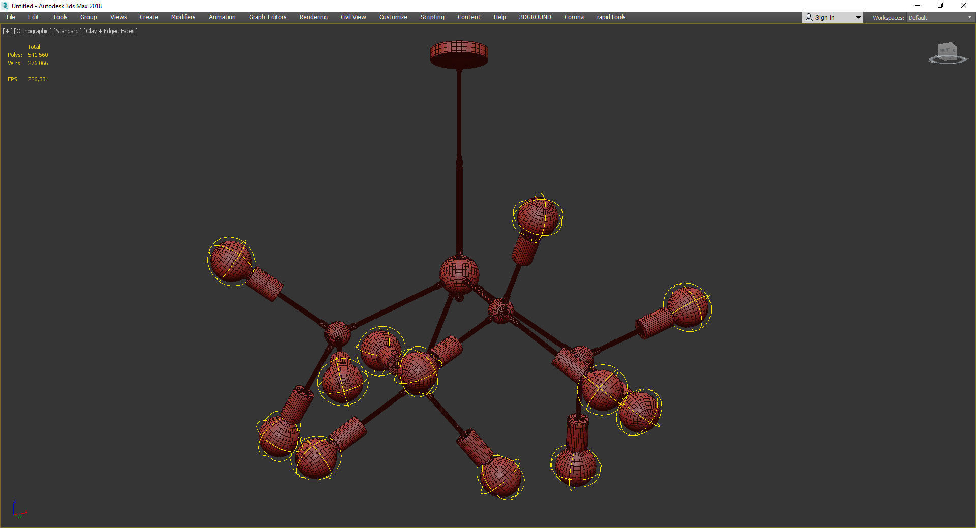 Arte Lamp MATRIX Low-poly 3D model_3