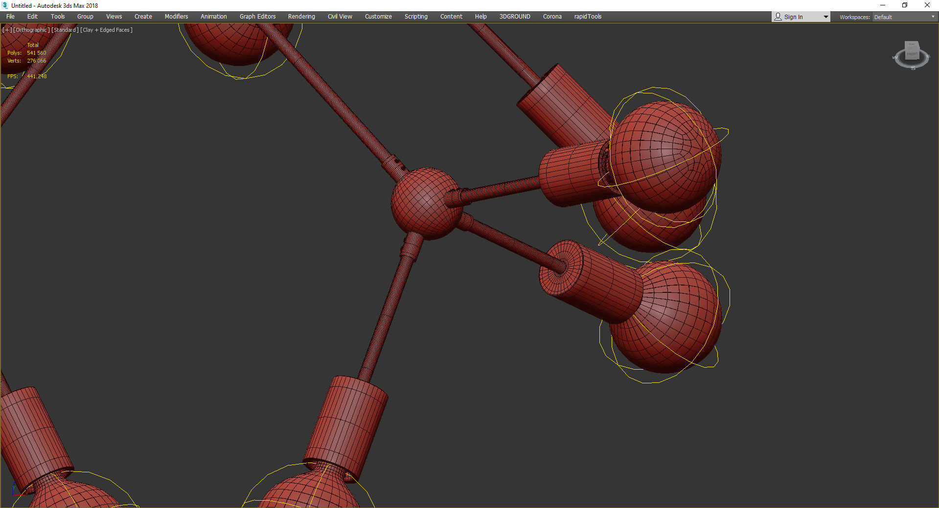 Arte Lamp MATRIX Low-poly 3D model_4