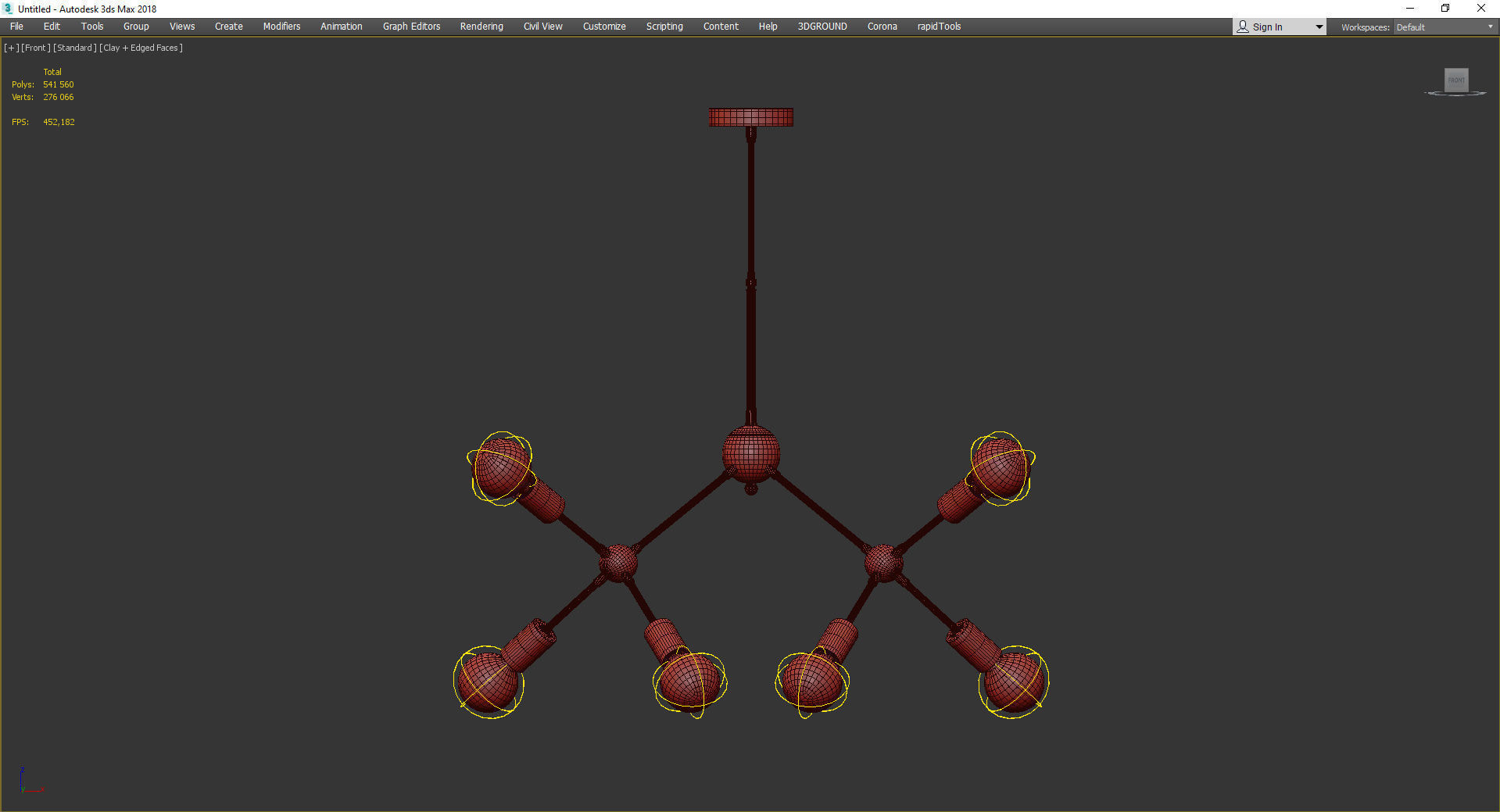Arte Lamp MATRIX Low-poly 3D model_2